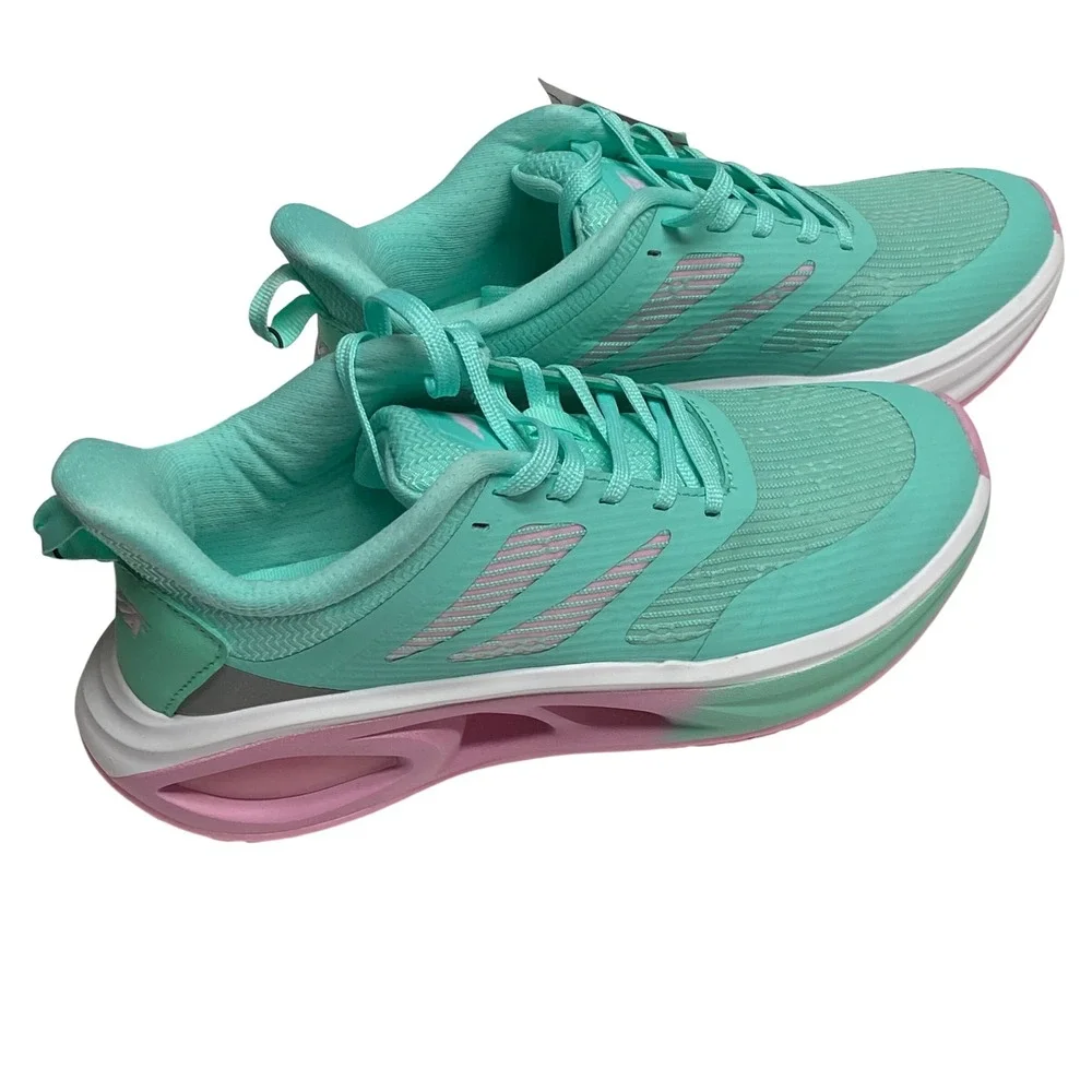 Avia Women Teal Pink‎ Running Sneakers Memory Foam Athletic Shoes Size 6 NEW